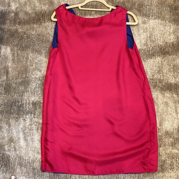 Reversible Lilly Pulitzer Marine Blue/Raspberry Pink Dress Sz Med EUC - Picture 7 of 7